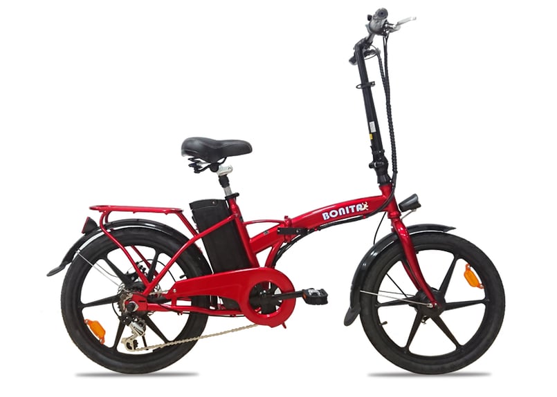 モペット ペダル付原付 BONITA20 折りたたみ 保安部品付 36V大容量