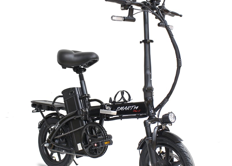 公道OK・原付】折りたたみ電動モペット SMART-PLUS-C｜48Vフル電動・14