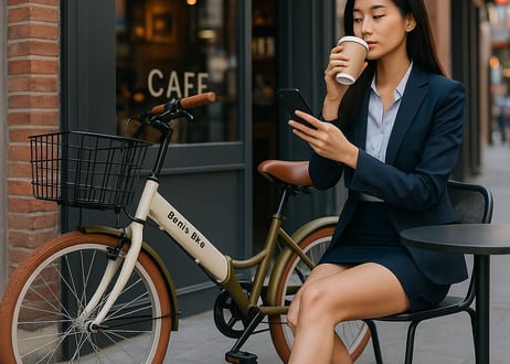 折りたたんで、走って、また広がる自由。走行性 × 収納性＝万能20インチバイク 折りたたみ自転車 20インチ 6段変速 カゴ・ライト・錠付 BONITA Lupi20（ルピ20） 通勤 通学 街乗り