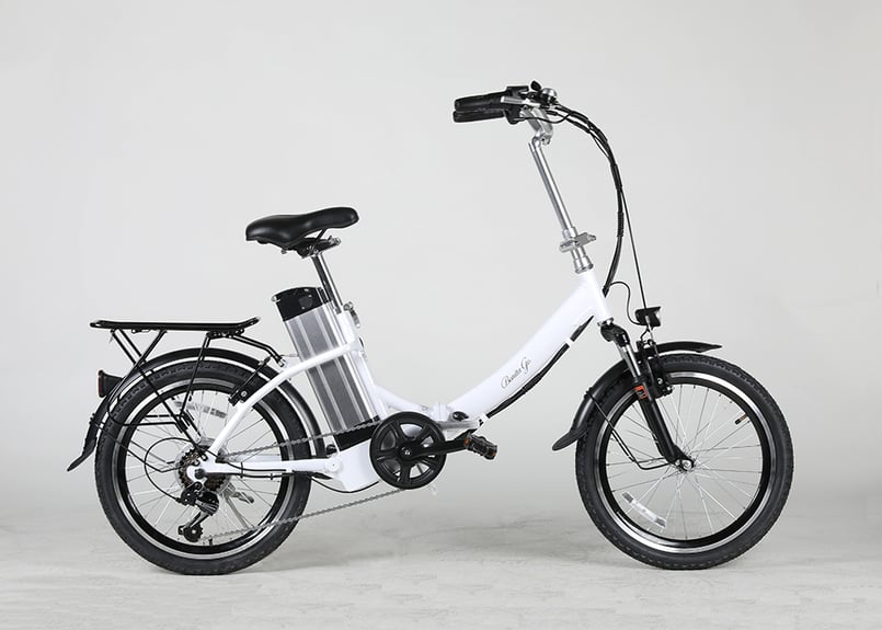 軽風20】20インチ フル電動自転車（モペット）｜折りたたみ式