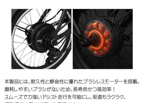 電動アシスト自転車 Fox20as 折りたたみ 20インチ 36V8Ah 軽量 コンパクト 通勤・街乗り
