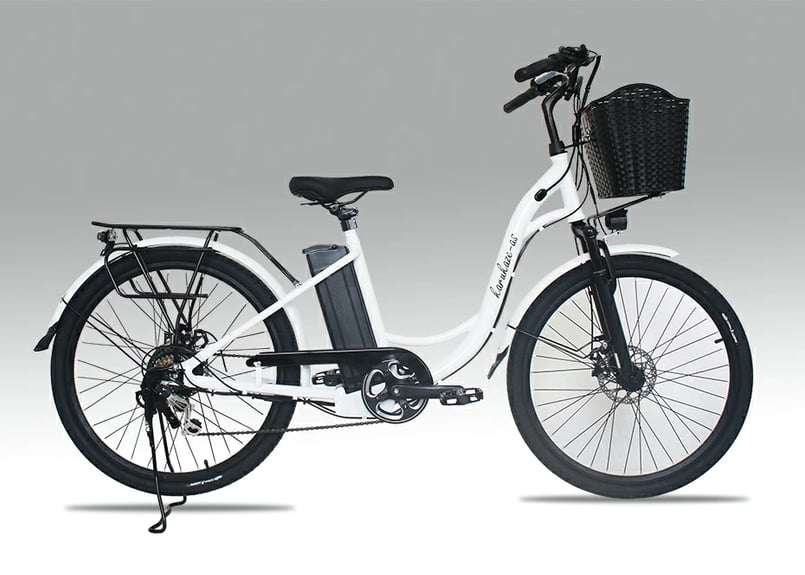 電動アシスト自転車 軽風26 36V版大容量リチウムイオンバッテリー搭載