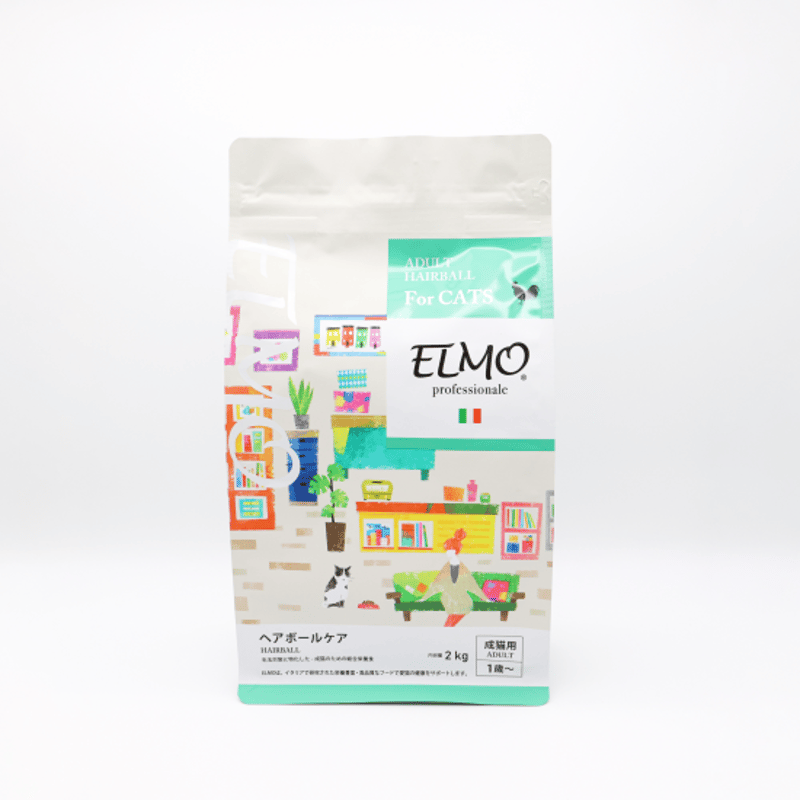 猫用品 ELMO キャットフード ヘアボールケア 成猫用 2kg×2 400g×3