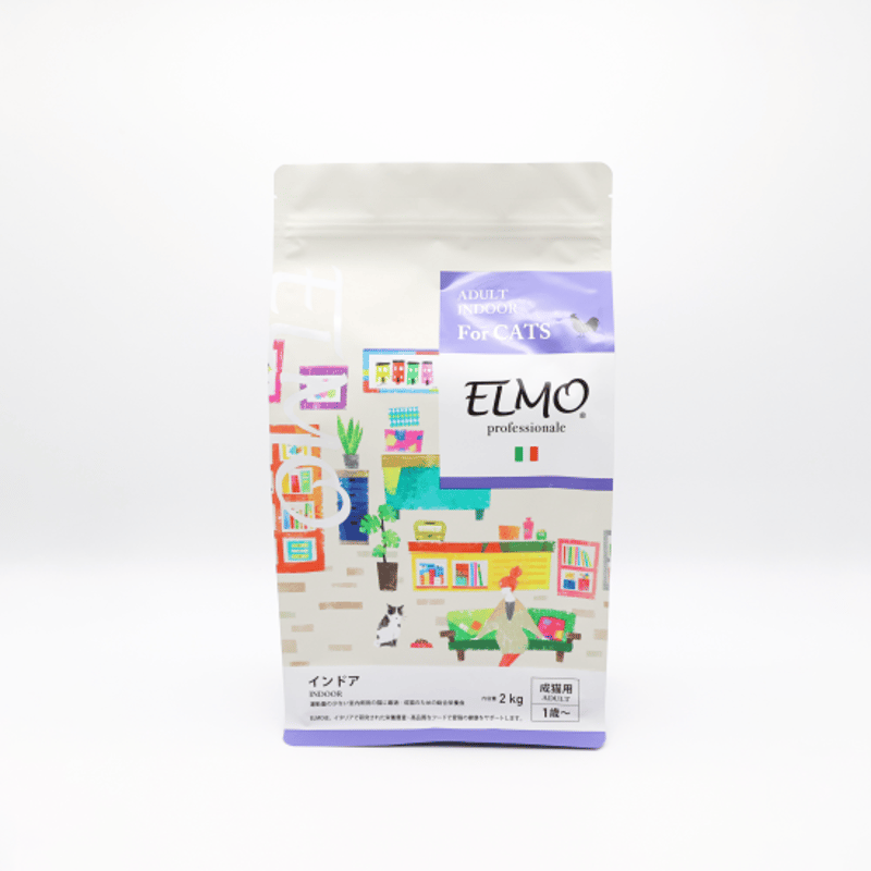 ELMO キャットフード プロフェッショナーレ インドア 2kg エルモ