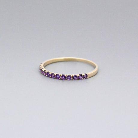 【K10】アメジスト リング ― February Birthstone ―