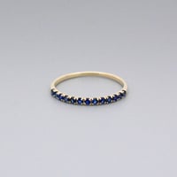 【K10】ブルーサファイア リング ― September Birthstone ―