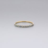 【K10】アクアマリン リング ― March Birthstone ―