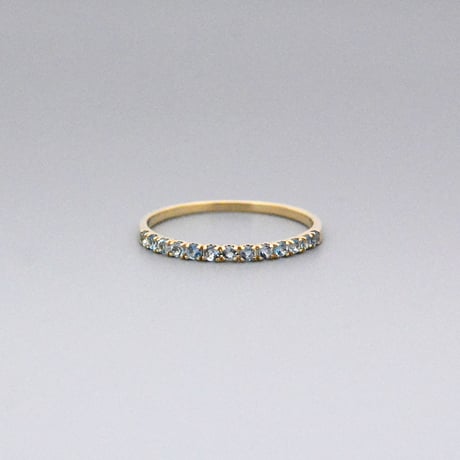 【K10】アクアマリン リング ― March Birthstone ―