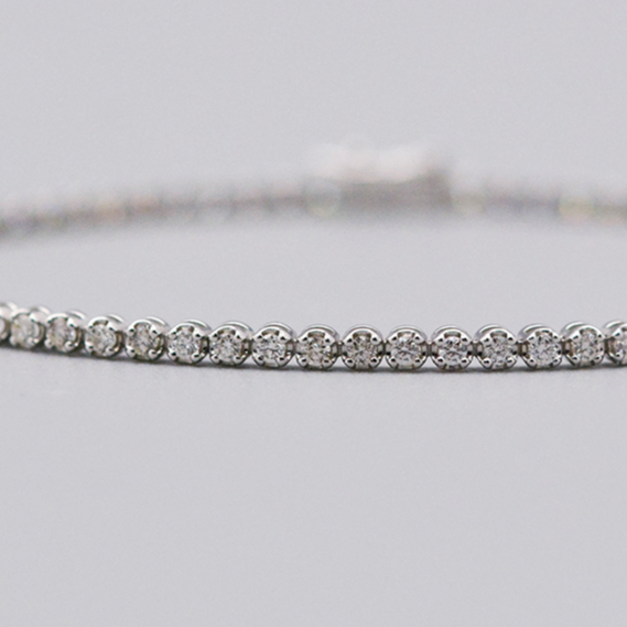 Pt900】ダイヤモンドテニスブレスレット1.00カラット | 嘉匠-casho-