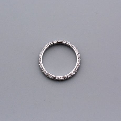 ダイヤモンドフルエタニティーリングピンキーリング0.80-1.10ct pt950ハードプラチナ