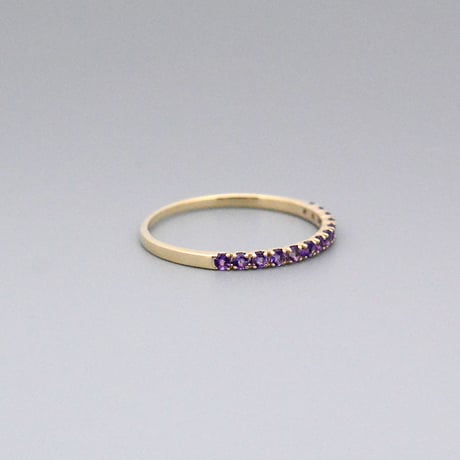 【K10】アメジスト リング ― February Birthstone ―