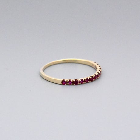 【K10】ルビー リング ― July Birthstone ―