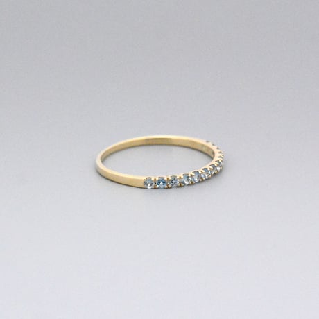 【K10】アクアマリン リング ― March Birthstone ―
