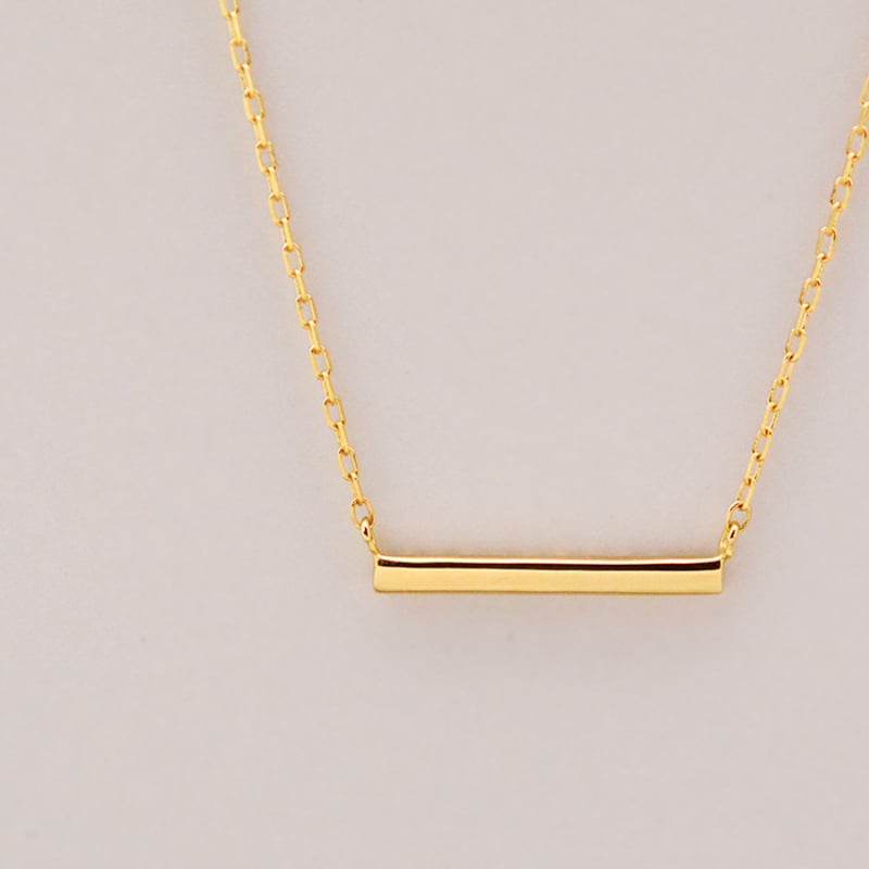 K18YG】ストレートラインダイヤモンドネックレス | 嘉匠-casho-