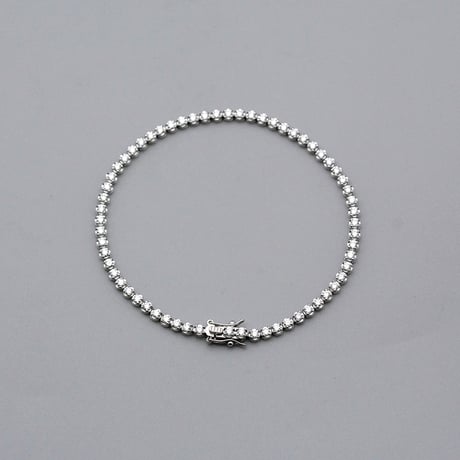 【PT900】テニスブレスレット フルエタニティーダイヤモンド 2.00ct