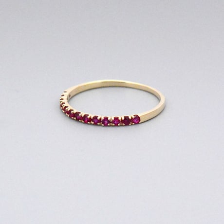 【K10】ルビー リング ― July Birthstone ―