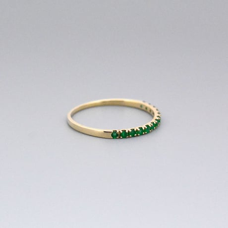【K10】エメラルド リング ― May Birthstone ―