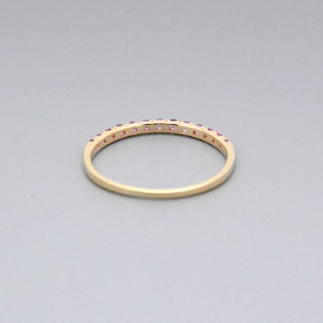 【K10】ピンクサファイア リング ― September Birthstone ―