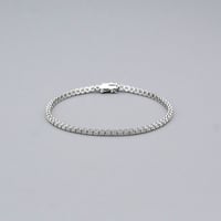 【PT900】テニスブレスレット フルエタニティーダイヤモンド 2.00ct