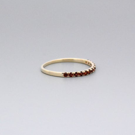 【K10】ガーネット リング ― January Birthstone ―