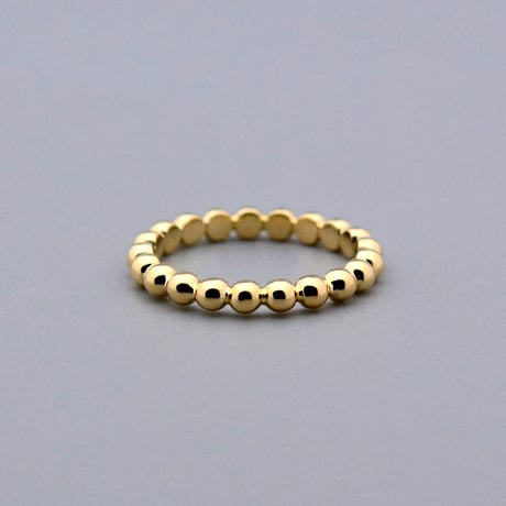 【K18】3.0mm ボール・フルエタニティリング
