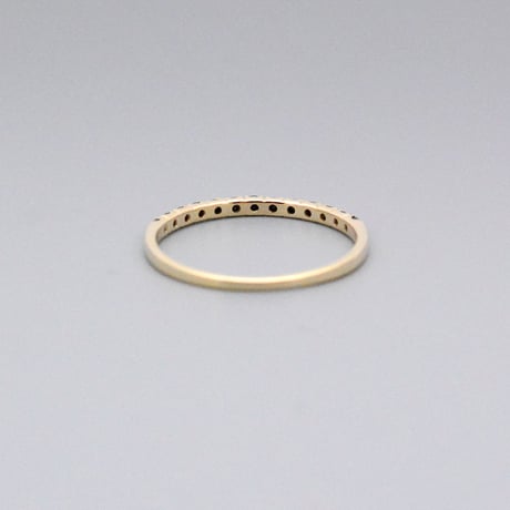 【K10】ブラックダイヤモンド リング ― April Birthstone ―