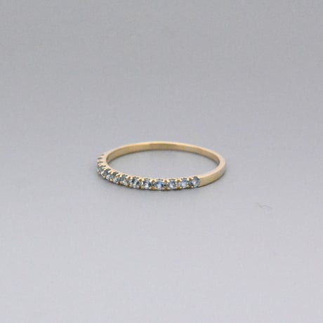 【K10】アクアマリン リング ― March Birthstone ―