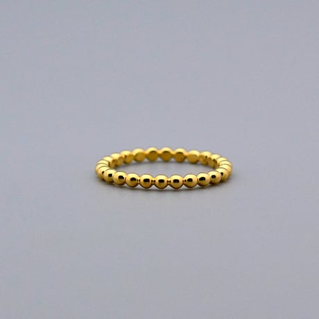 【K18】2.3mm ボール・フルエタニティリング