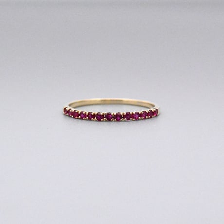 【K10】ルビー リング ― July Birthstone ―