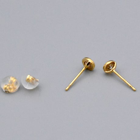 【K18YG】オーブダイヤモンドピアス0.30ct