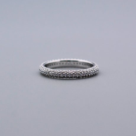 ダイヤモンドフルエタニティーリングピンキーリング0.80-1.10ct pt950ハードプラチナ