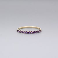 【K10】アメジスト リング ― February Birthstone ―