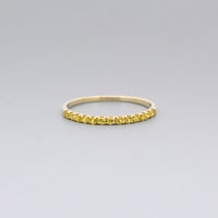 【K10】イエローサファイア リング ― September Birthstone ―