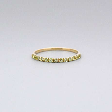 【K10】ペリドット リング ― August Birthstone ―