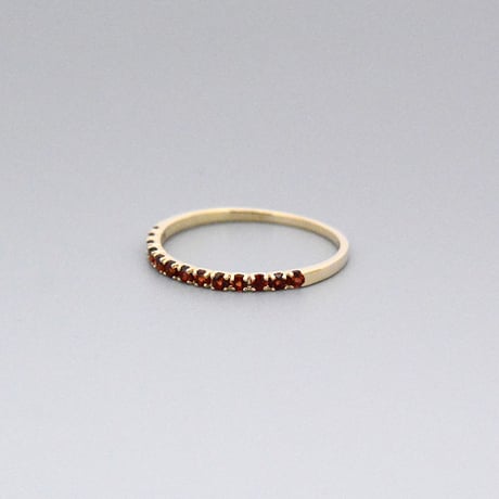 【K10】ガーネット リング ― January Birthstone ―