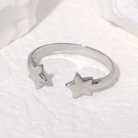 Twinkle Twin Star Ring（トゥインクルツインスターリング）