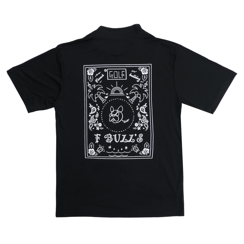 F BULL'S ゴルフウェア (BLACK×WHITE) | F BULL'S STORE