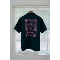 F BULL'S ゴルフシャツ (BLACK×PINK)
