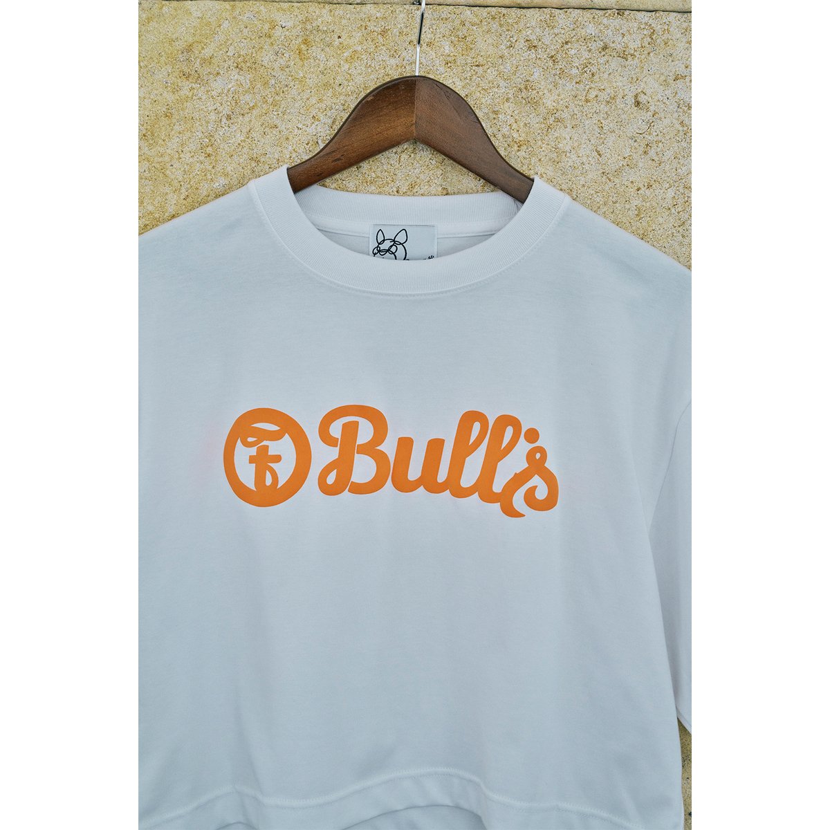 F BULL'S ぶるトレTシャツ(ショート丈) (WHITE) | F BULL'S STORE