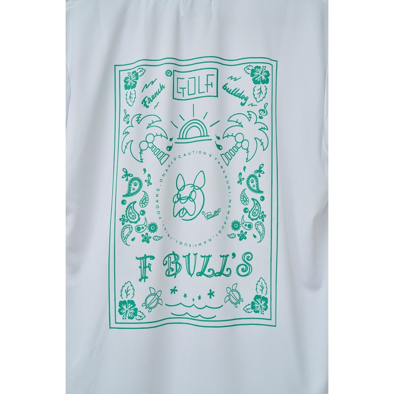F BULL'S ゴルフウェア (WHITE×TURQUOISE) | F BULL'S STORE