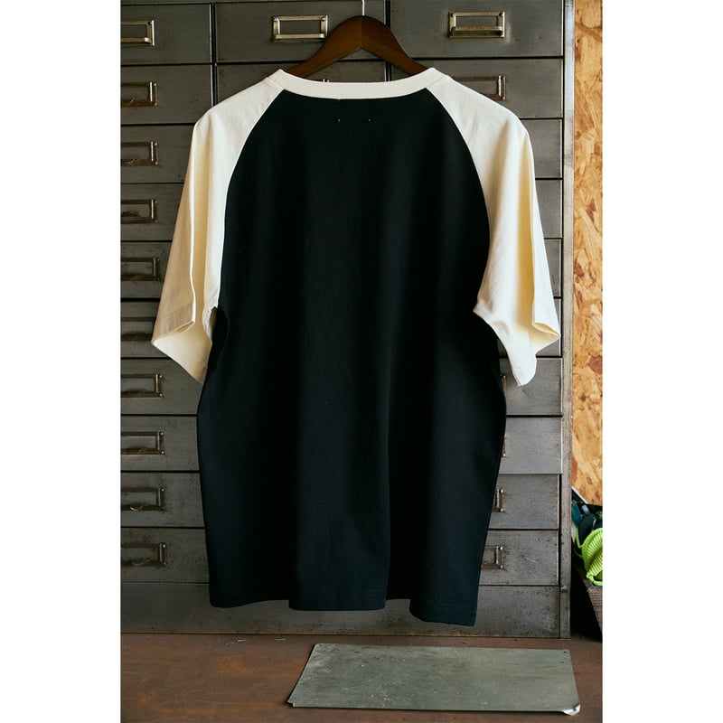 F BULL'S らぐランTシャツ (BLACK×NATURAL) | F BULL'S STORE