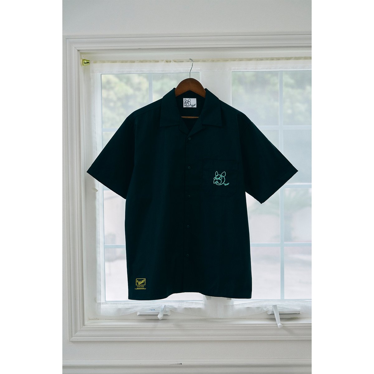 F BULL'S ゴルフシャツ (BLACK×TURQUOISE) | F BULL'S STORE