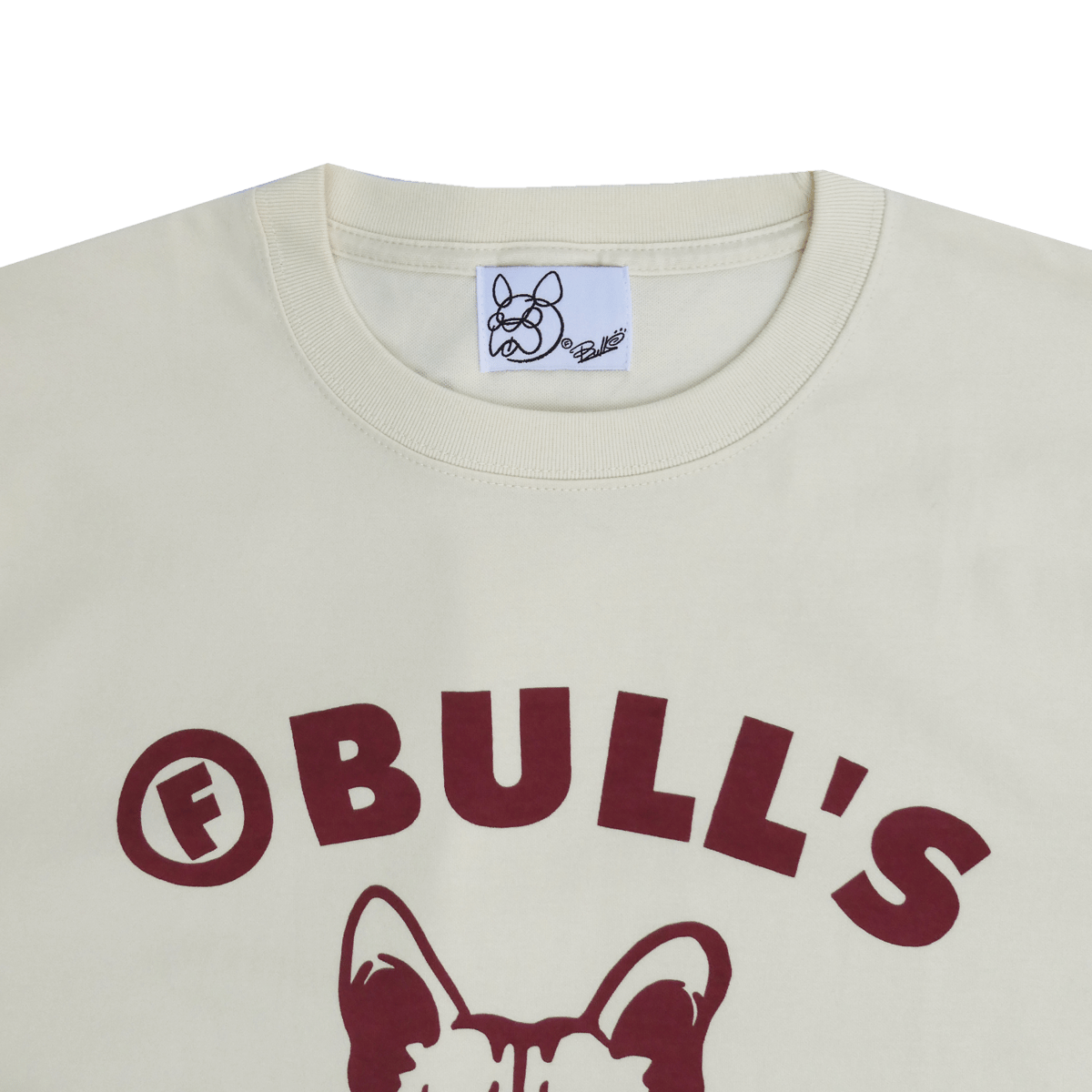 F BULL'S STORE Tシャツ　XXL F BULL'S クールTシャツ (IVORY×RED) | F BULL'S STORE