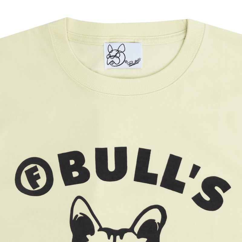 汎用コンピュータ Bull ブル エンブレム 超希少 F BULL'S クールTシャツ (IVORY×BLACK) | F BULL'S STORE