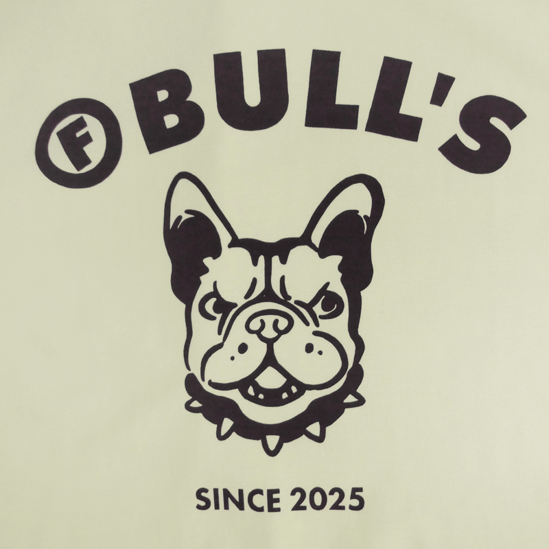 F BULL'S クールTシャツ (IVORY×BLACK) | F BULL'S STORE