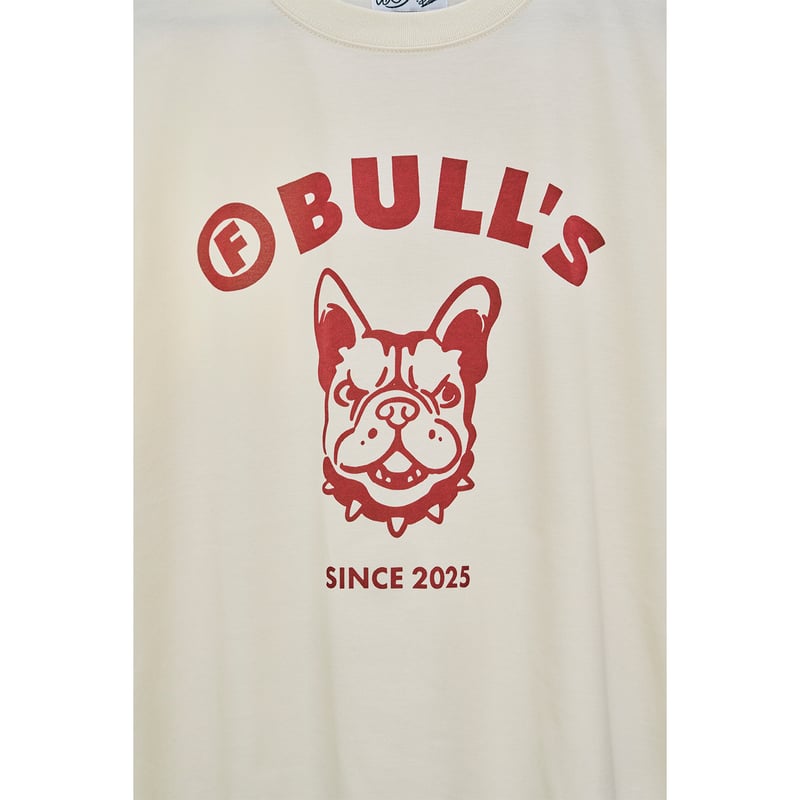 F BULL'S クールTシャツ (IVORY×RED) | F BULL'S STORE
