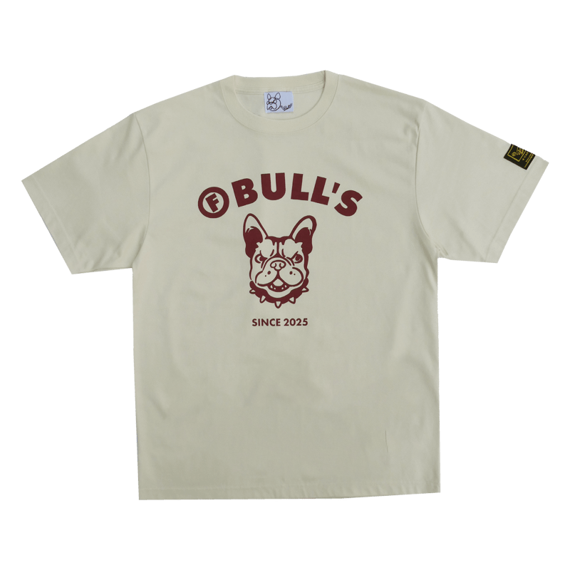 F BULL'S STORE Tシャツ　XXL F BULL'S クールTシャツ (IVORY×RED) | F BULL'S STORE