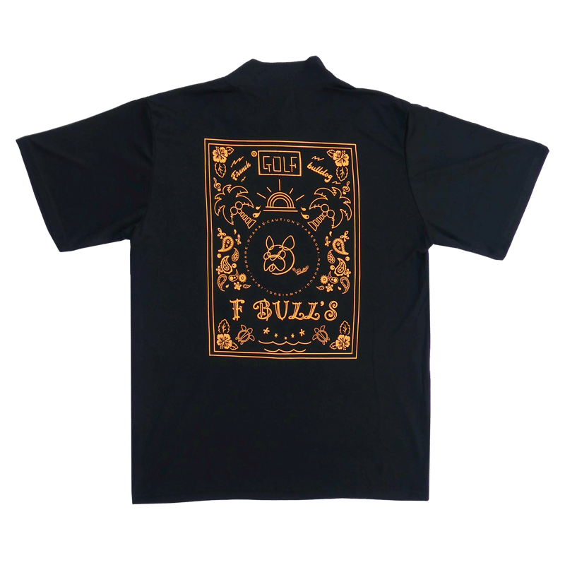 F BULL'S ゴルフウェア (BLACK×ORANGE) | F BULL'S STORE