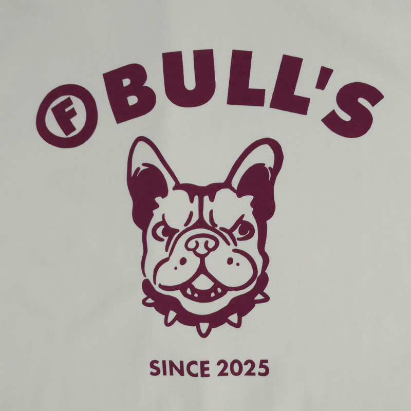 F BULL'S クールTシャツ (IVORY×RED) | F BULL'S STORE