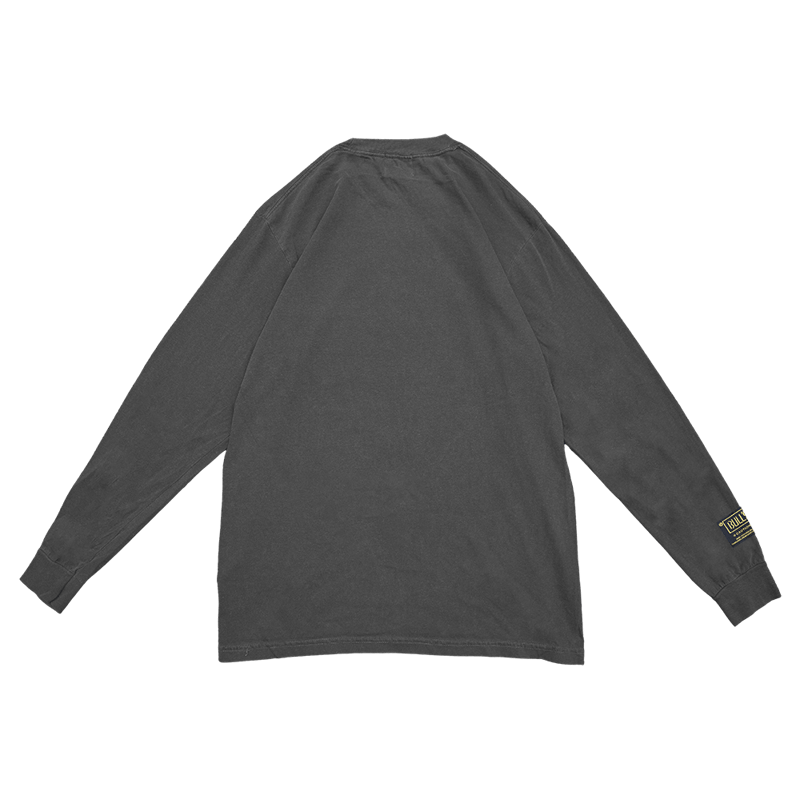 黒ゆったりボタン付スリーブ　ポリエステル100% F patterntorso F BULL'S ヨダレロンT-SUMIKURO | F BULL'S STORE